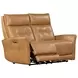Gershwin Lucca Butterscotch 62" Power Reclining Loveseat with Zero Gravity