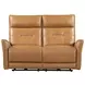 Gershwin Lucca Butterscotch 62" Power Reclining Loveseat with Zero Gravity