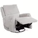 Gentry Ecru Mist Swivel Glider Recliner