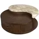 Mcpherson Burnt Umber Round Cocktail Table