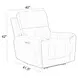 Hancock Apple Cider Zero Gravity Power Recliner with USB Charging