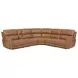 Hancock Apple Cider 6 Piece Zero Gravity Power Reclining Sectional with USB Charging
