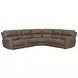 Hancock Bette Hazel 6 Piece Zero Gravity Power Reclining Sectional with USB Charging