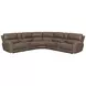 Hancock Bette Hazel 7 Piece Zero Gravity Power Reclining Sectional with USB Charging