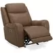 Hawthorne Butternut Leather Glider Power Recliner with USB Charging