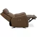 Hawthorne Butternut Leather Glider Power Recliner with USB Charging