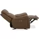 Hawthorne Butternut Leather Glider Power Recliner with USB Charging