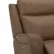 Hawthorne Butternut Leather Glider Power Recliner with USB Charging