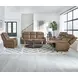 Hawthorne Butternut Leather Glider Power Recliner with USB Charging
