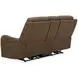 Haywood Butternut 79" Power Reclining Console Loveseat With Power Headrest