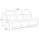 Haywood Butternut 86" Power Reclining Sofa With Power Headrest