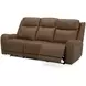 Haywood Butternut 86" Power Reclining Sofa With Power Headrest