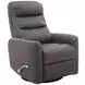 Hercules Haze Swivel Glider Recliner with Articulating Headrest