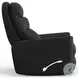 Achilles Black Swivel Glider Recliner with Articulating Headrest