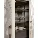 Melange Cream and Champagne Dream Weaver 2 Door Bar Cabinet with LED