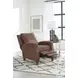 Hollis Chestnut Charm Leather Power Recliner