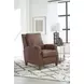 Hollis Chestnut Charm Leather Power Recliner
