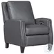 Hollis Echo Grey Leather Power Recliner