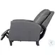 Hollis Echo Grey Leather Power Recliner