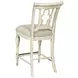 Homestead Pine Cornsilk Upholstered Kendal Counter Height Chair Set of 2