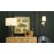 Michelle Matte Burl Wood 4 Drawer Soft Close Accent Chest With Glass Top