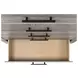 Adam Two Tone Gray 5 Drawer Chest