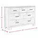 Adam Two Tone Gray 7 Drawer Dresser