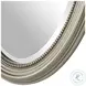 W-00528 Metallic Silver With A Subtle Brown Antiquing Mirror