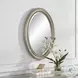 W-00528 Metallic Silver With A Subtle Brown Antiquing Mirror