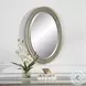 W-00528 Metallic Silver With A Subtle Brown Antiquing Mirror
