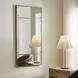 Oakley Brass and Bronze Rectangular Wall Mirror