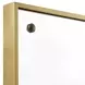 Oakley Brass and Bronze Rectangular Wall Mirror
