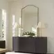 Mallorca Brushed Brass Arched Wall Mirror