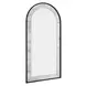 Somerset Black Arched Wall Mirror