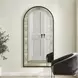 Somerset Black Arched Wall Mirror