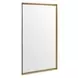 Riverton Brushed Brass Rectangular Wall Mirror