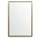 Riverton Brushed Brass Rectangular Wall Mirror