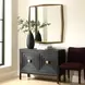 Belmont Antique Gold Square Wall Mirror