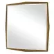 Belmont Antique Gold Square Wall Mirror