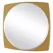 Grafton Antique Brass Round Wall Mirror
