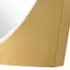 Grafton Antique Brass Round Wall Mirror