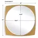Grafton Antique Brass Round Wall Mirror