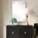 Hamrick Brass Rectangular Wall Mirror