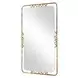 Monterey Antiqued Gold Rectangular Wall Mirror