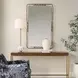 Monterey Antiqued Gold Rectangular Wall Mirror