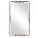 Monterey Antiqued Gold Rectangular Wall Mirror