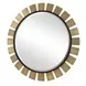 Fairmont Antique Brass Round 45" Wall Mirror