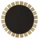 Fairmont Antique Brass Round 45" Wall Mirror