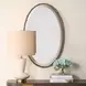 Kingsley Antique Gold Oval Wall Mirror