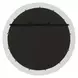 Langston Matte White Round Wall Mirror